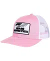 Insomniac Men's Pink F1 2025 Miami Grand Prix Patch Trucker Adjustable Hat