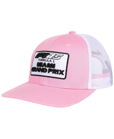 Insomniac Men's Pink F1 2025 Miami Grand Prix Patch Trucker Adjustable Hat
