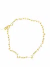Inspire Designs Princess Diana Necklace In Gold Chain With Pearl Beads In Multi