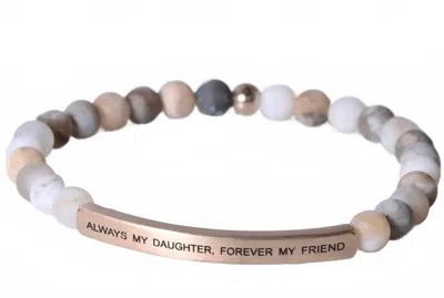 Inspire Me Bracelets Forever My Daughter Bracelet In Gold