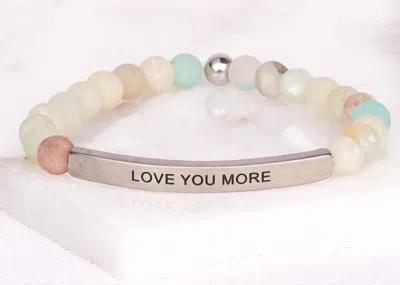 Inspire Me Bracelets Love You More Bracelet In Rose Gold