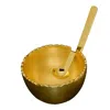 Inspired Generations Jazzy Baby Benzy Chubby-round Bowl In Gold