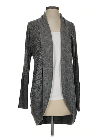 Pre-owned Inspired Hearts Cardigan Sweater In Gray
