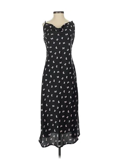 Pre-owned Inspired Hearts Casual Dress In Black
