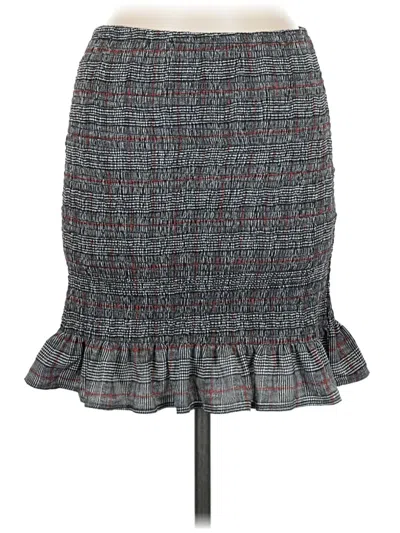 Pre-owned Inspired Hearts Casual Skirt In Gray