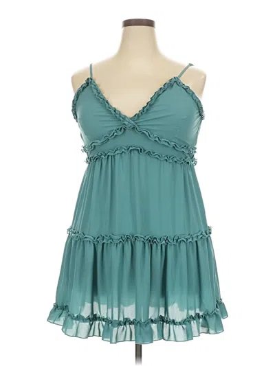 Pre-owned Inspired Hearts Cocktail Dress In Blue