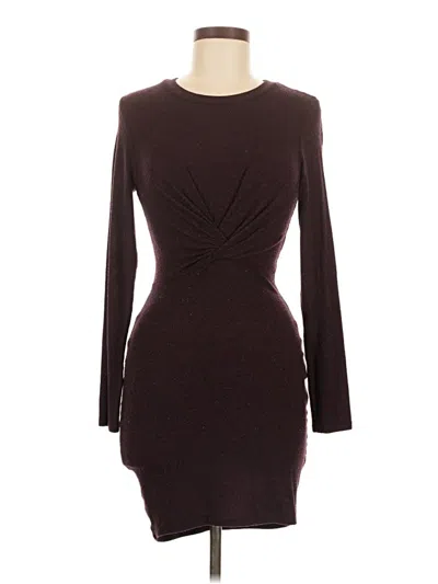 Pre-owned Inspired Hearts Cocktail Dress In Brown