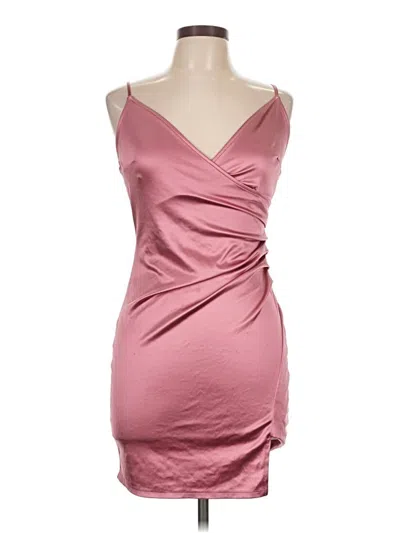 Pre-owned Inspired Hearts Cocktail Dress In Pink