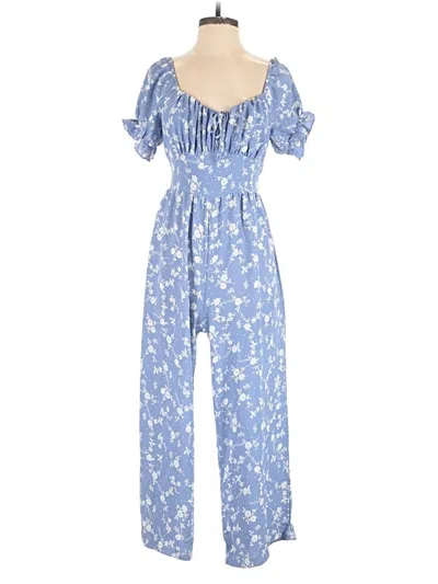 Pre-owned Inspired Hearts Jumpsuit In Blue