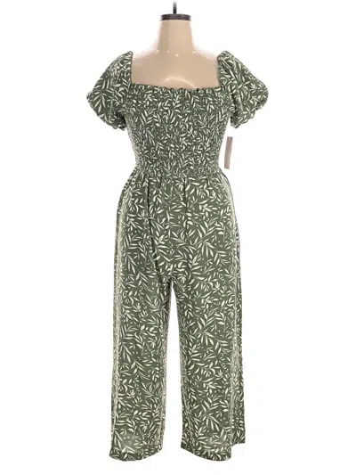 Pre-owned Inspired Hearts Jumpsuit In Green