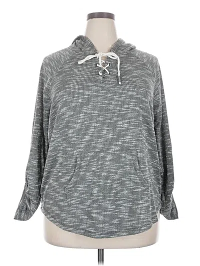 Pre-owned Inspired Hearts Pullover Sweater In Gray