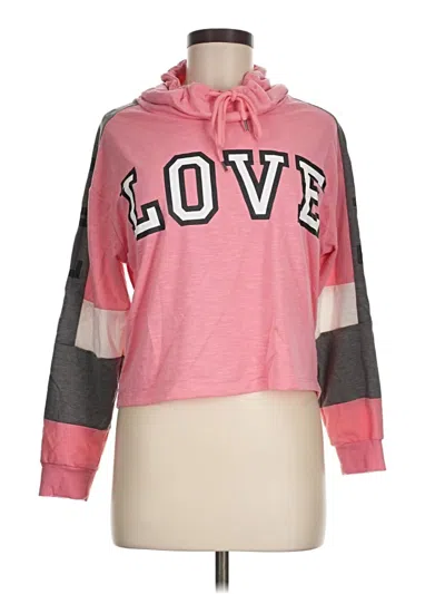 Pre-owned Inspired Hearts Sweatshirt In Pink