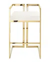 Inspired Home Ayah Bar Stool In White