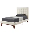 INSPIRED HOME INSPIRED HOME FABRIZIO LINEN PLATFORM BED