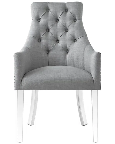 Inspired Home Hester Dining Chair In Grey