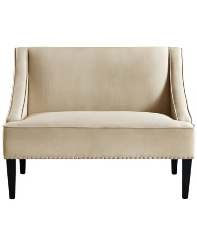 Inspired Home Janessa Bench In Beige