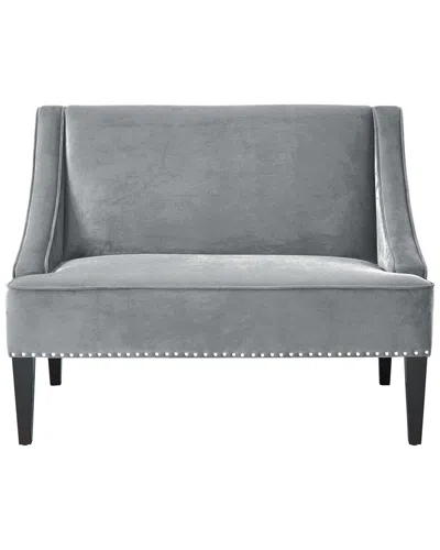 Inspired Home Janessa Bench In Grey