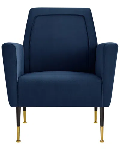 Inspired Home Jaren Accent Chair In Blue