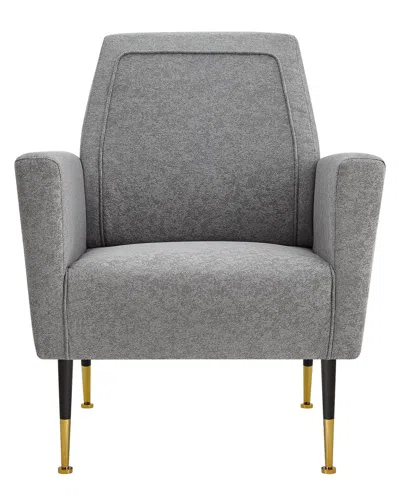 Inspired Home Jaren Accent Chair In Grey