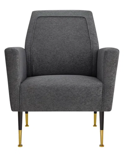 Inspired Home Jaren Accent Chair In Grey