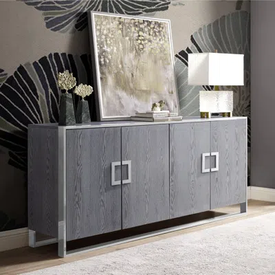 Inspired Home Kahula Buffet In Gray