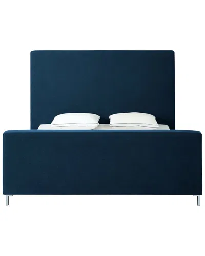 Inspired Home Kynthia Platform Bed In Blue