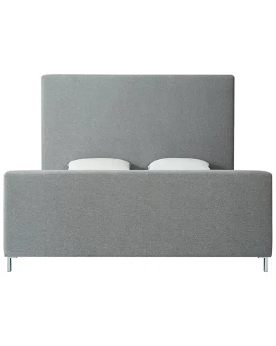 Inspired Home Kynthia Platform Bed In Grey