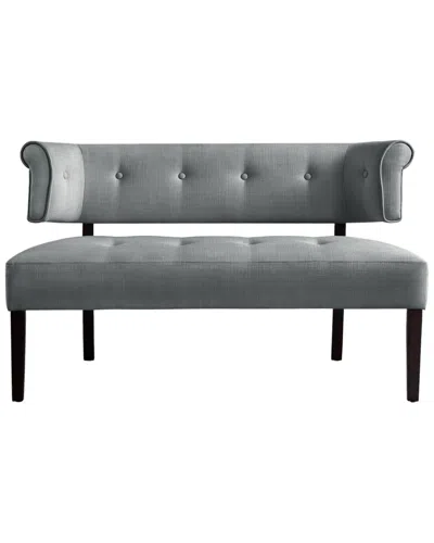 Inspired Home Livia Bench In Grey