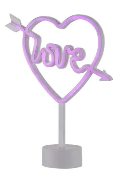 Inspired Home Love Neon Sign In Purple