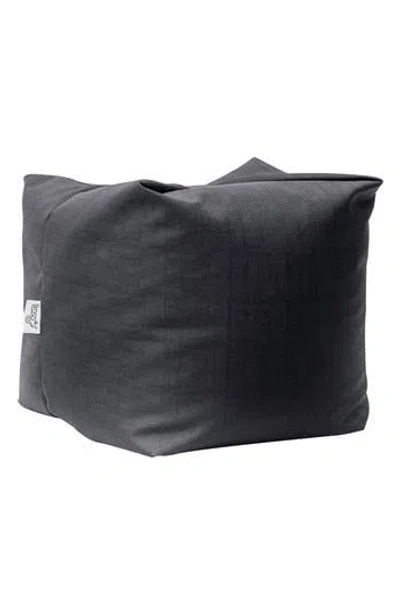 Inspired Home Magic Pouf Bean Bag Chair In Gray