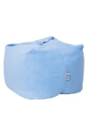 Inspired Home Magic Pouf Bean Bag Chair In Blue