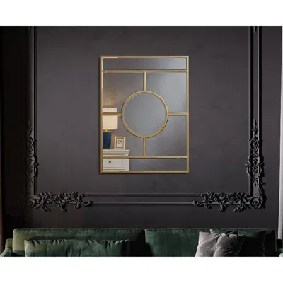 Inspired Home Maleah Wall Mirror In Black