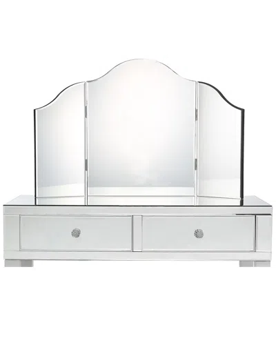 Inspired Home Mokella Vanity Mirror In Metallic