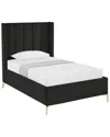 INSPIRED HOME INSPIRED HOME NAEEM UPHOLSTERED PLATFORM BED