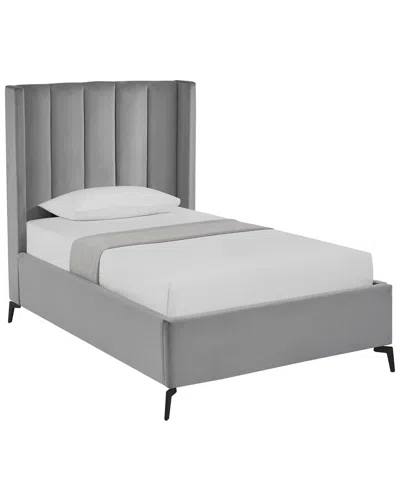 INSPIRED HOME INSPIRED HOME NAEEM UPHOLSTERED PLATFORM BED