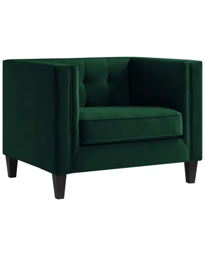 Inspired Home Pax Velvet Club Chair