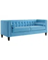 Inspired Home Pax Velvet Sofa