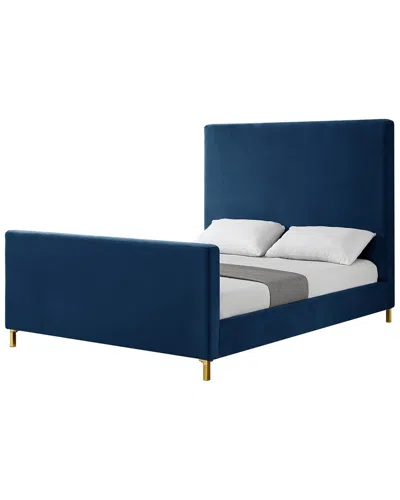 Inspired Home Platform Bed In Blue
