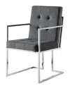 Inspired Home Set Of 2 Cecille Velvet Dining Chairs