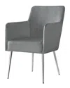 INSPIRED HOME INSPIRED HOME SET OF 2 MAZOLINI VELVET DINING CHAIR