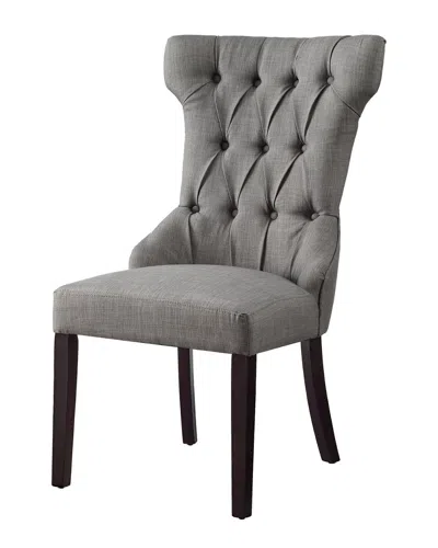 Inspired Home Set Of 2 Morgan Linen Dining Chairs