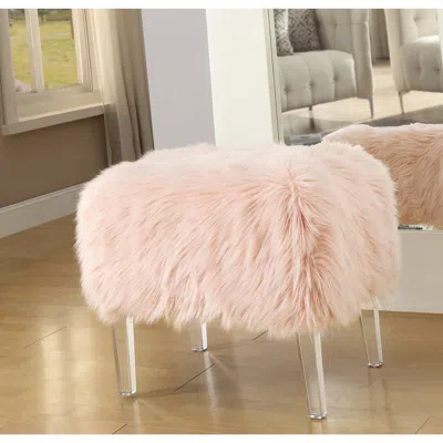 Inspired Home Tessa Ottoman Cushions In Pink