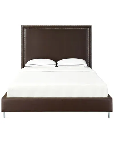 Inspired Home Valentina Platform Bed In Brown