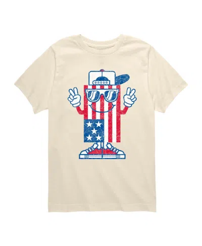 Instant Message Kids' Boys' 8-20 Flag Dude Short-sleeve Graphic T-shirt In Neutral
