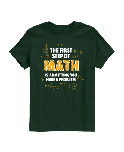 Instant Message Kids' Boys' 8-20 The First Step Of Math Short-sleeve Graphic T-shirt In Green