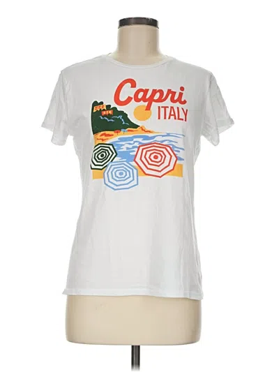 Pre-owned Instant Message Short Sleeve T-shirt In White