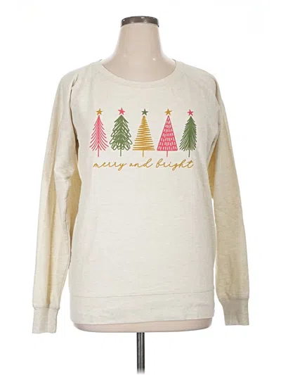 Pre-owned Instant Message Sweatshirt In Gold