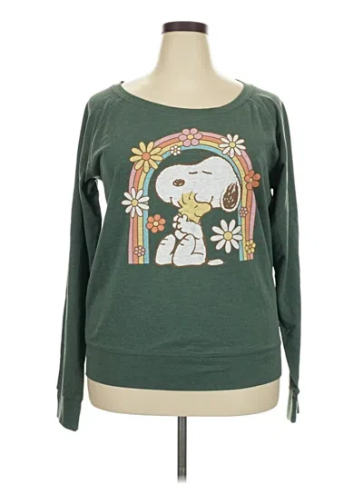Pre-owned Instant Message Sweatshirt In Green