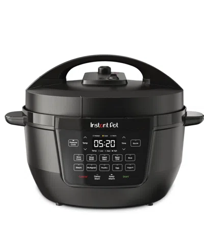 Instant Pot 7.5-quart Rio Wide 7-in-1 Electric Multi-cooker In Black