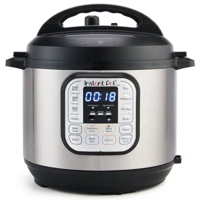 Instant Pot Duo Multi-use Electric Pressure Cooker In White;sliver